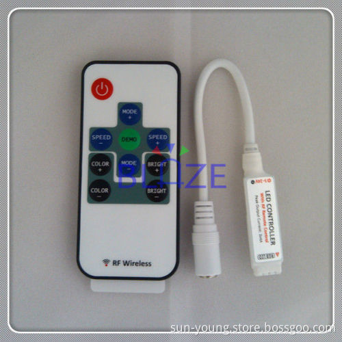RF RGB strip light mini controller 12V 144w